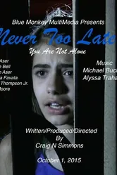 Never Too Late, США постер