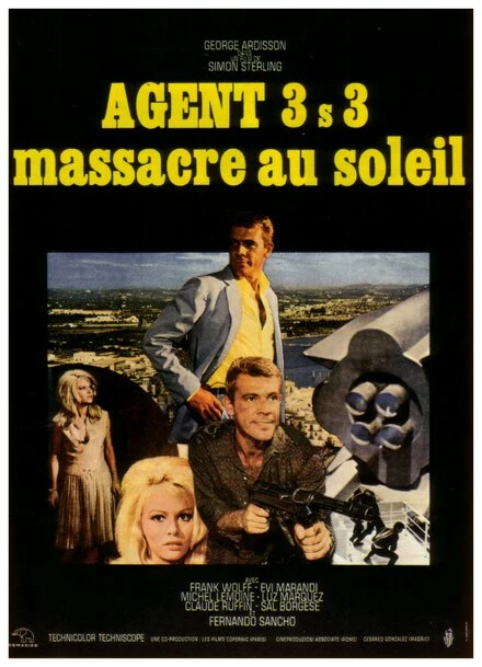 Постер Агент 3S3, бойня под солнцем 1966