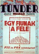 Egy fiúnak a fele постер