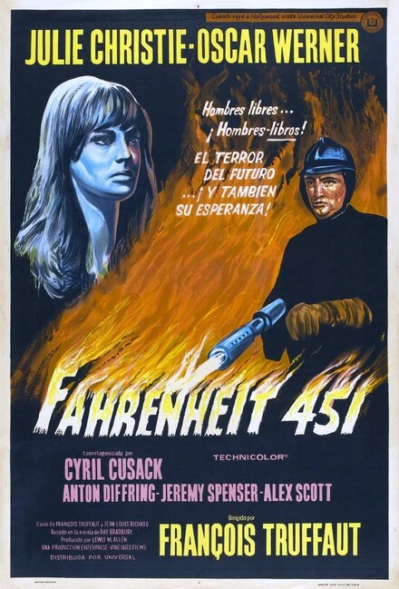 Постер 451º по Фаренгейту 1966