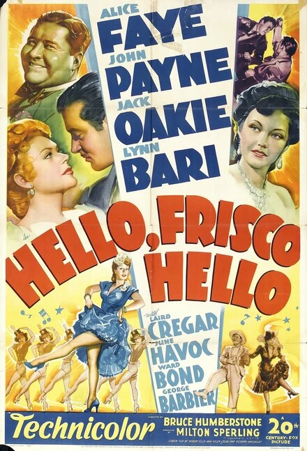 Постер Привет, Фриско, Привет 1943