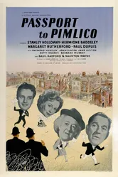 Пропуск в Пимлико 1949 постер