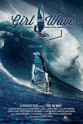 Girl on Wave постер