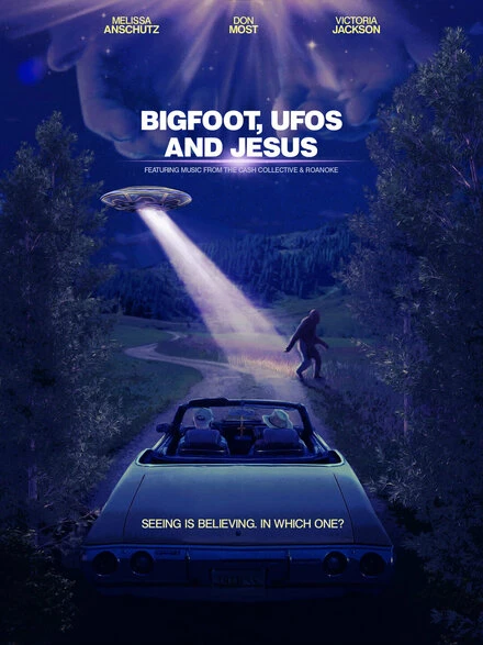 Постер Bigfoot, UFOs and Jesus