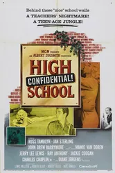 Тайна средней школы 1958 постер