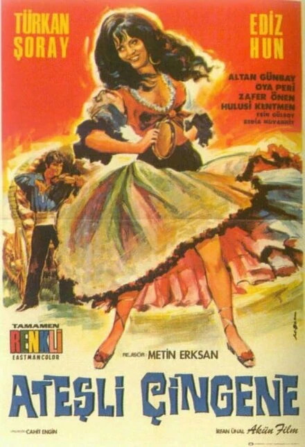 Постер Страстная цыганка 1969