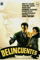 Delincuentes 1957 постер