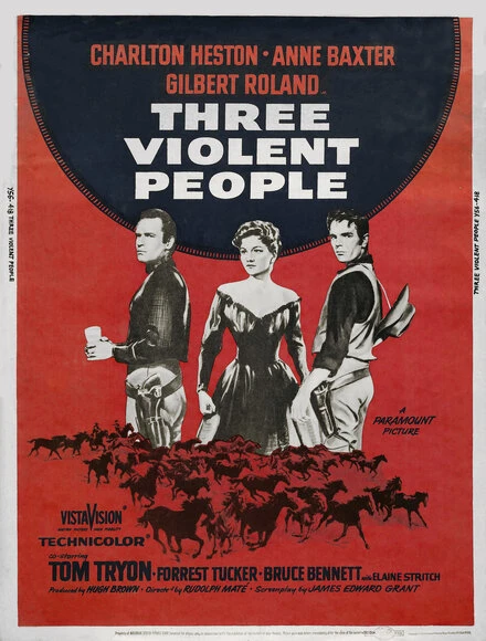 Постер Три жестоких человека 1956