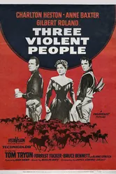 Три жестоких человека 1956 постер