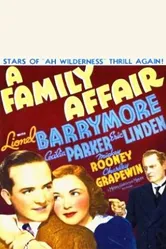 A Family Affair 1937 постер