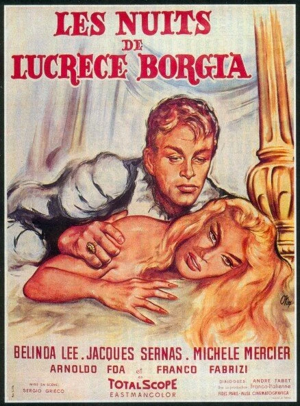 Постер Ночи Лукреции Борджиа 1959
