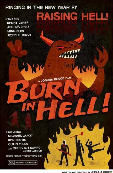 Постер Burn in Hell, США