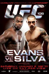 UFC 108: Evans vs. Silva постер