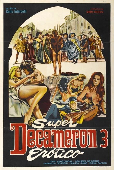 Постер Запрещённый Декамерон 1972