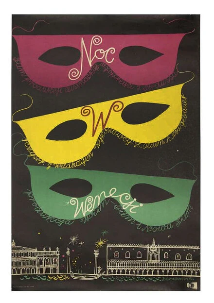 Постер Ночь в Венеции 1953