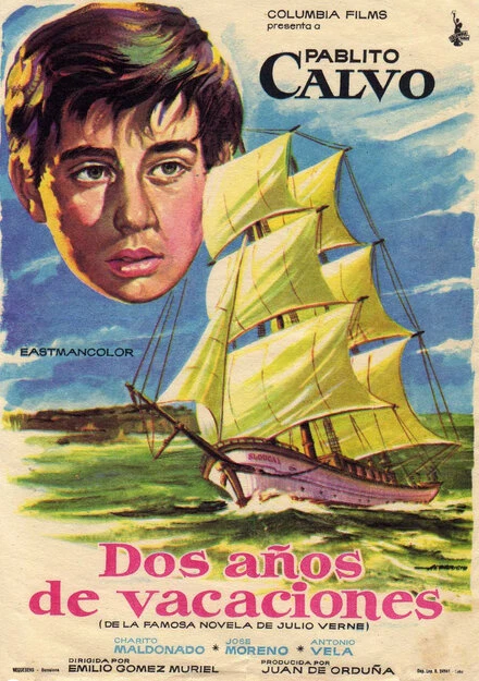 Постер Два года каникул 1962