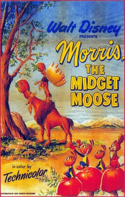 Постер Моррис, карлик-лось 1950
