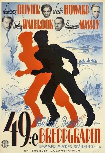Постер 49-я параллель 1941