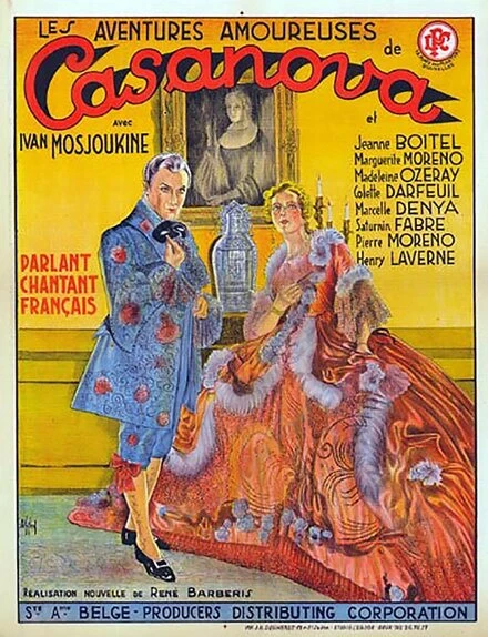Постер Казанова 1934