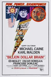 Мозг ценой в миллиард долларов 1967 постер