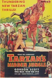 Приключения Тарзана в джунглях 1955 постер