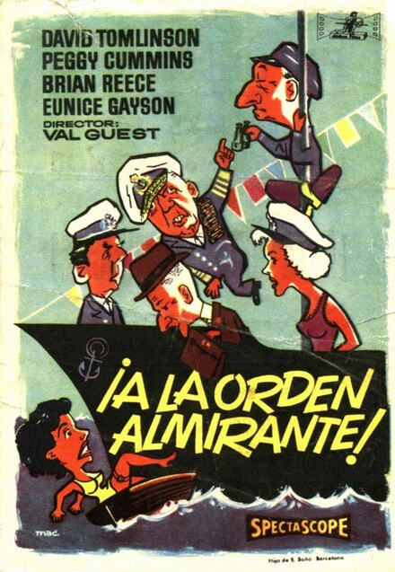Постер Так держать, адмирал 1957