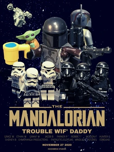 Постер LEGO the Mandalorian: Trouble Wif' Daddy - A Star Wars Story