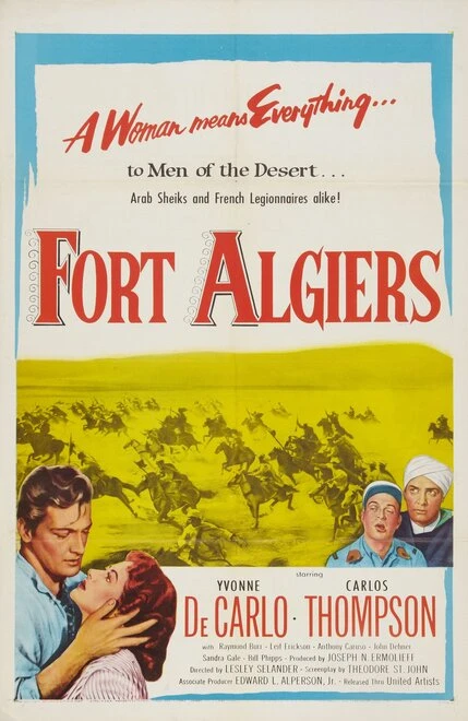 Постер Форт Алжир 1953