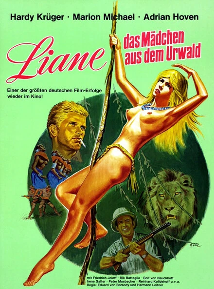 Постер Лиана, девушка из первобытного леса 1956