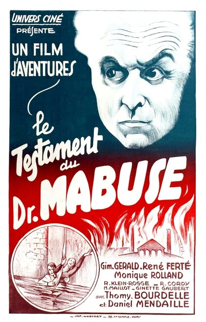 Постер Завещание доктора Мабузе 1933