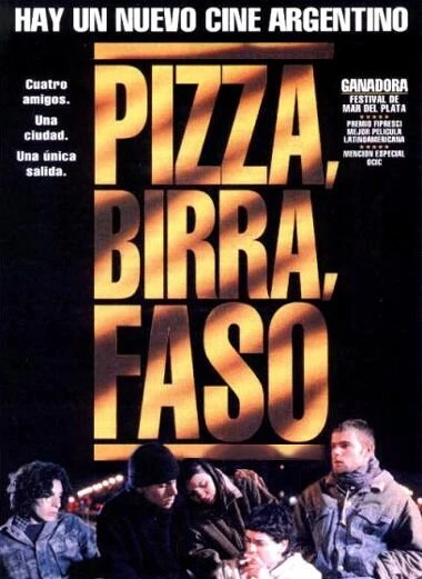 Постер Пицца, пиво и сигареты 1998