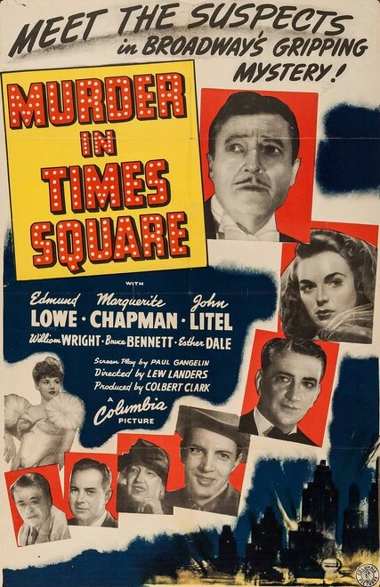 Постер Murder in Times Square