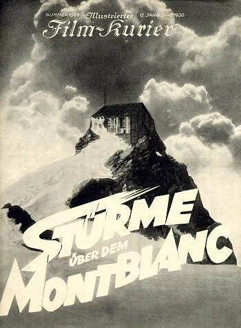 Постер Бури над Монбланом 1930
