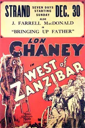 Запад Занзибара 1928 постер