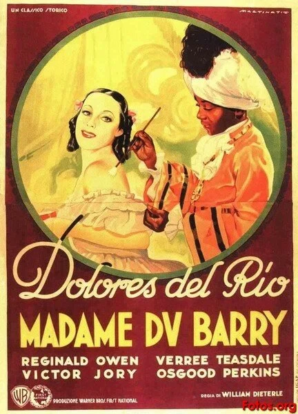 Постер Мадам ДюБарри 1934