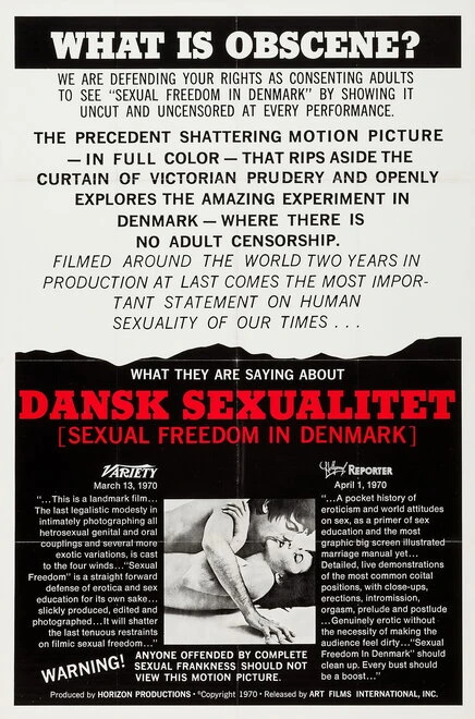 Постер Сексуальная свобода в Дании 1970