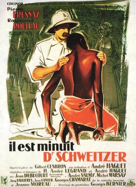 Постер Полночь, доктор Швейцер 1952