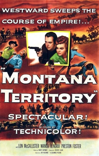 Постер Территория Монтана 1952