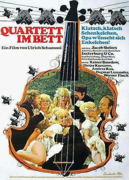 Постер Квартет в постели 1968