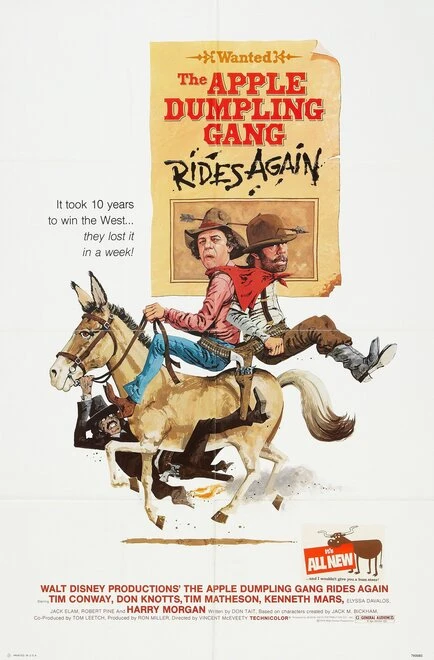Постер The Apple Dumpling Gang Rides Again