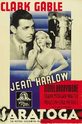 Саратога 1937 постер