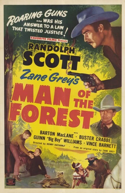 Постер Man of the Forest 1933