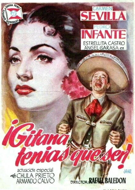 Постер Она была цыганкой 1953