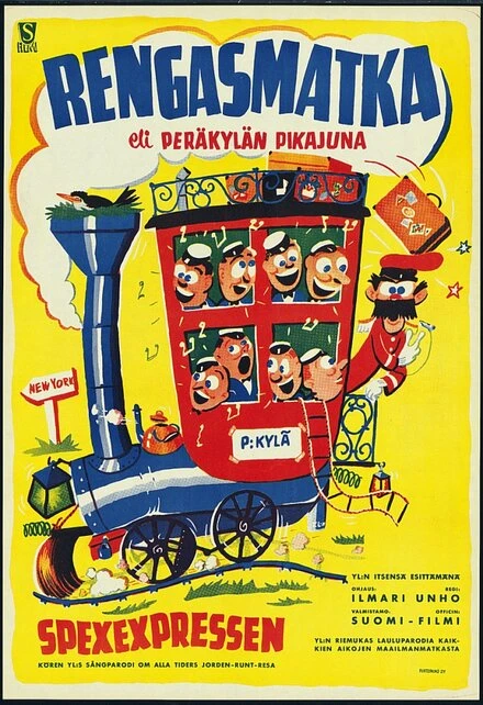 Постер Rengasmatka eli Peräkylän pikajuna