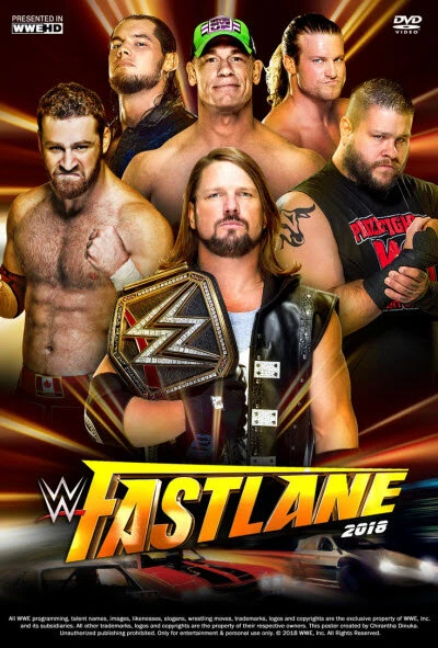Постер WWE Полоса обгона 2018