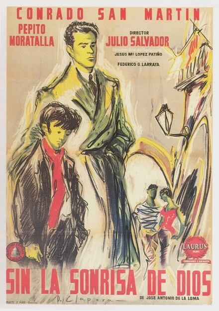 Постер Без улыбки бога 1955