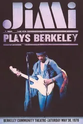 Jimi Plays Berkeley 1971 постер
