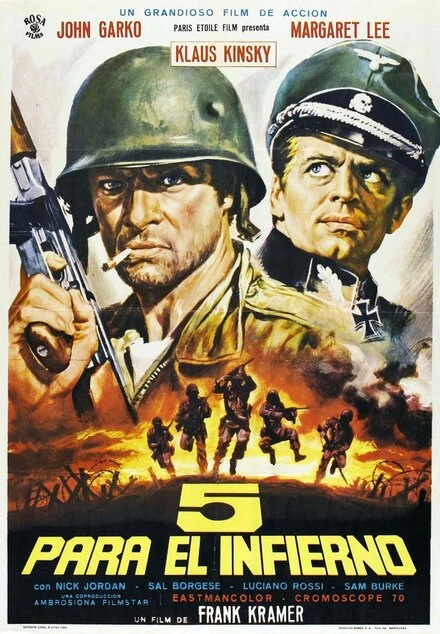 Постер Пятеро из ада 1969