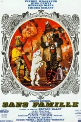 Без семьи 1958 постер