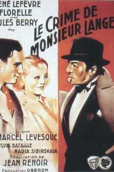 Преступление господина Ланжа 1935 постер